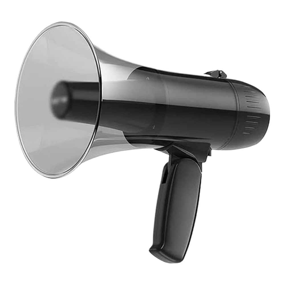 メガホン拡声器 Amazon | 拡声器メガホンハンドスピーカー ポータブル拡声器